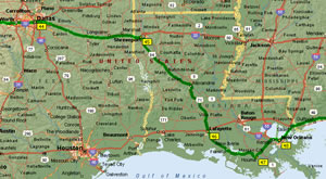 Dallas to New Orleans