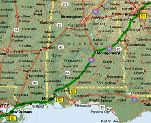 New Orleans to Atlanta